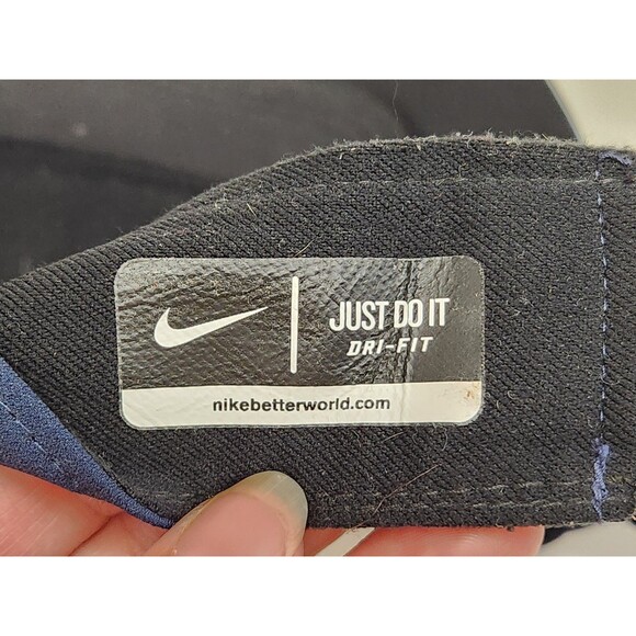 Nike Visor Hat Cap Pitt Panthers NCAA College Football Navy Blue Dri-Fit - Picture 6 of 6